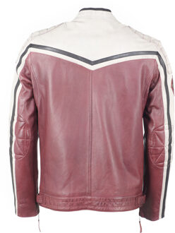 leren jas TGJ1005 - maat M Robijn