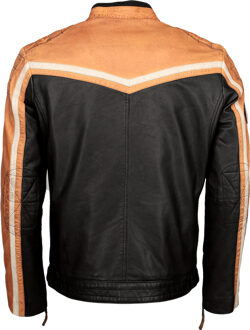 leren jas TGJ1005 Zwart