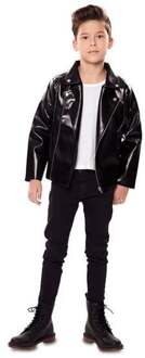 Leren Jasje Imitatie Jongen Zwart