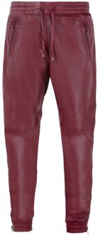 Leren joggingbroek voor heren, Boston Bourgogne