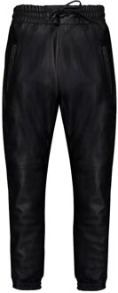 Leren joggingbroek voor heren, Boston Zwart - 36 (Taille)