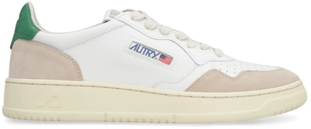 Leren lage sneakers met contrasterende inzetstukken Autry , Multicolor , Heren - 42 EU