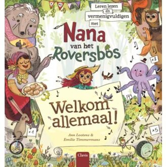 Leren lezen en vermenigvuldigen met Nana van het Roversbos. - Boek Ann Lootens (9044829629)