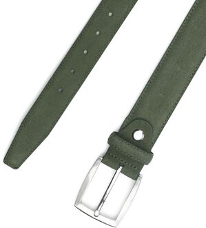 Leren Riem Suede Groen