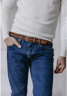 Leren riemen - maat One size Camel