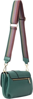 Leren schoudertas Dames groente