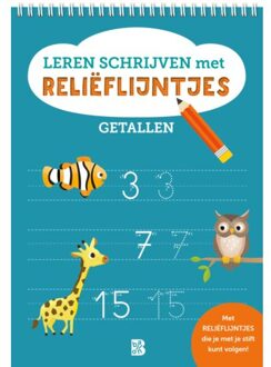 Leren Schrijven Met Reliëflijntjes: Getallen