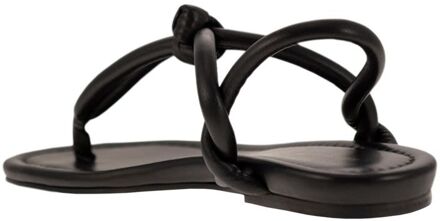 Leren Slippers Zwart - EU 39