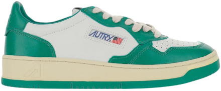 Leren sneakers met logo-details Autry , Multicolor , Heren - 42 Eu,43 Eu,41 Eu,44 Eu,45 EU