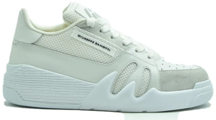 Leren Sneakers voor Moderne Mannen Giuseppe Zanotti , White , Heren - 42 Eu,44 Eu,41 EU