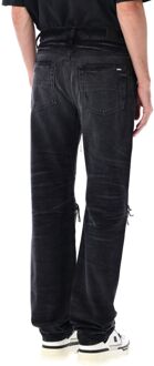 Leren Straight Mx1 Jeans Zwart - 33 (Taille)