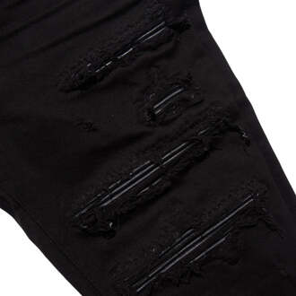 leren Thrasher zwarte OD-jeans