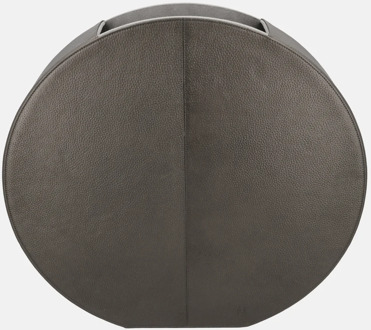 leren vaas effen large gun Antraciet