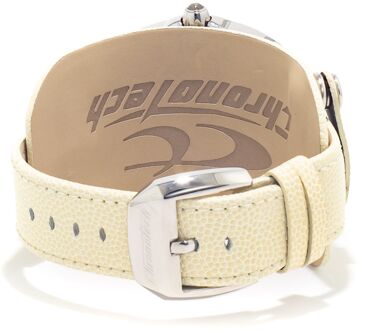 Leren Wikkelhorloge - maat Ivoor