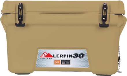 Lerpin brand 30L LLDPE Plastic Insulated Portable Rotomolded Ice Chest Cooler box fishing