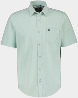 Lerros Casual hemd korte mouw hemd 1/2 arm 2442010/622 coastal sea blu Groen - XL