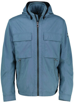 Lerros Heren jas 25270181 443 crispy blue - maat 4XL Blauw