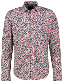 Lerros Heren overhemd 2521329 331 earth red Rood - XL