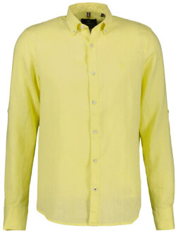 Lerros Heren overhemd 2541111 532 faded yellow Geel - L
