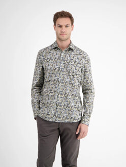 Lerros Heren overhemd 2581378 103 broken white Wit - L