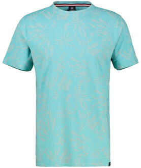 Lerros Heren shirt 25330271 456 coastal blue - maat 4XL Blauw