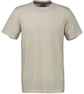 Lerros Heren shirt 25430301 103 broken white Wit - 4XL