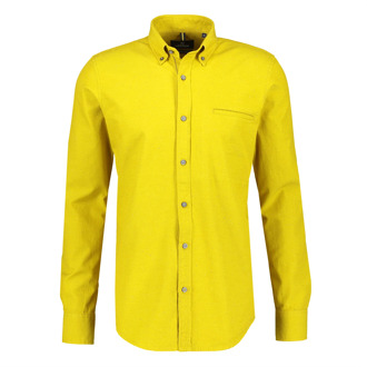 Lerros Overhemd 525 oily yellow Geel - M