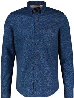 Lerros Poplin overhemd Blauw - XXXL