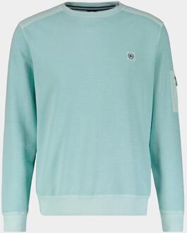 Lerros Sweater sweatshirt/troyer/rh/v-ne 2424051/622 coastal sea blu Groen - XL