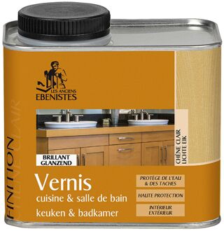 Les Anciens Ébénistes Houtvernis Keuken En Badkamer Lichte Eik 450ml