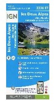 les Deux Alpes. Olan-Muzelle. PN des Ecrins 1:25 000