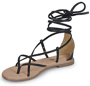 Les Tropéziennes par M Belarbi Platte sandalen Les Tropeziennes par M.Belarbi DJOYA" Zwart - 36,37,38,39,40,41