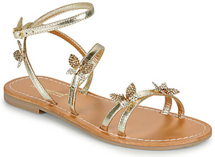 Les Tropéziennes par M Belarbi Platte sandalen Les Tropeziennes par M.Belarbi OREL" Goud - 36,37,38,39,40,41