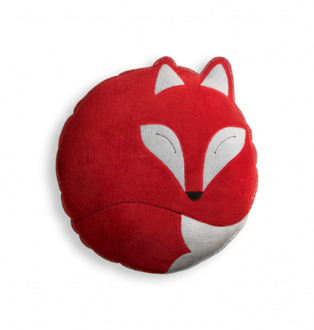 Leschi Cuddly cushion paco the fox S - red Rood