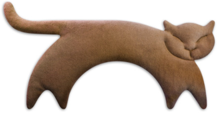 Leschi Warming Pillow Clara the Cat - Caramel
