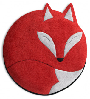 Leschi Warming pillow Luca the fox - red Rood