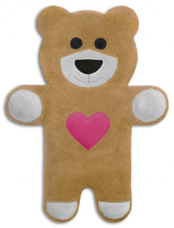 Leschi Warming pillow Teddy heart - sand