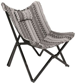 Lesli Aztec vlinderstoel zwart|wit