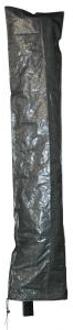 Lesli Living Afdekhoes / beschermhoes grijs voor zweefparasols met een diameter van 3,5 m inclusief stok - Parasolhoezen