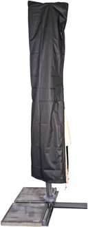 Lesli Living Beschermhoes zweefparasol polyester tot 3,5 m doorsnee Grijs