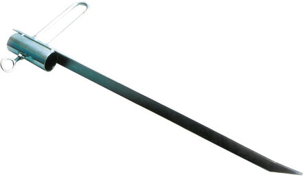 Lesli Living Parasol/droogmolen grondpen - met handvat - 50 cm - parasolharing/parasolhouder