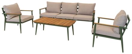 Lesli Living Riga - Loungeset - Groen