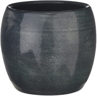 lester ronde pot donkerblauw maat in cm: 18 x 20