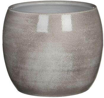 lester ronde pot lichtgrijs maat in cm: 18 x 20