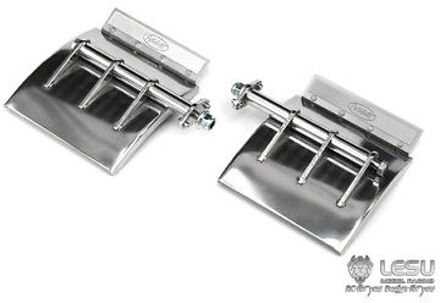 Lesu Metalen Modder Guard Fenders Voor 1/14 Tmy Koning Rc Tractor Truck Model Auto Upgraded Onderdelen TH04729
