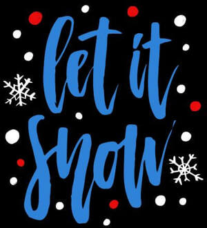Let it Snow Women's T-Shirt - Black - 3XL
