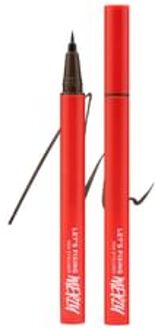 Let's Fixing Pen Eyeliner - 2 Colors #02 Brownie
