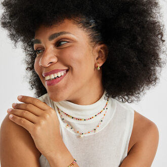 Letaba 18k gouden oorbellen Veelkleurig - One Size