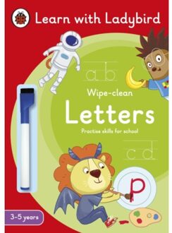 Letters: A Learn With Ladybird Wipe-Clean Activity Book 3-5 Years - Ladybird