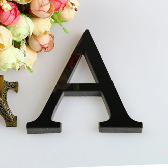 letters Acrylic letters26 Letters DIY 3D Mirror Acrylic Wall Sticker Decals Home Decor Wall Art Mural free delivery D5